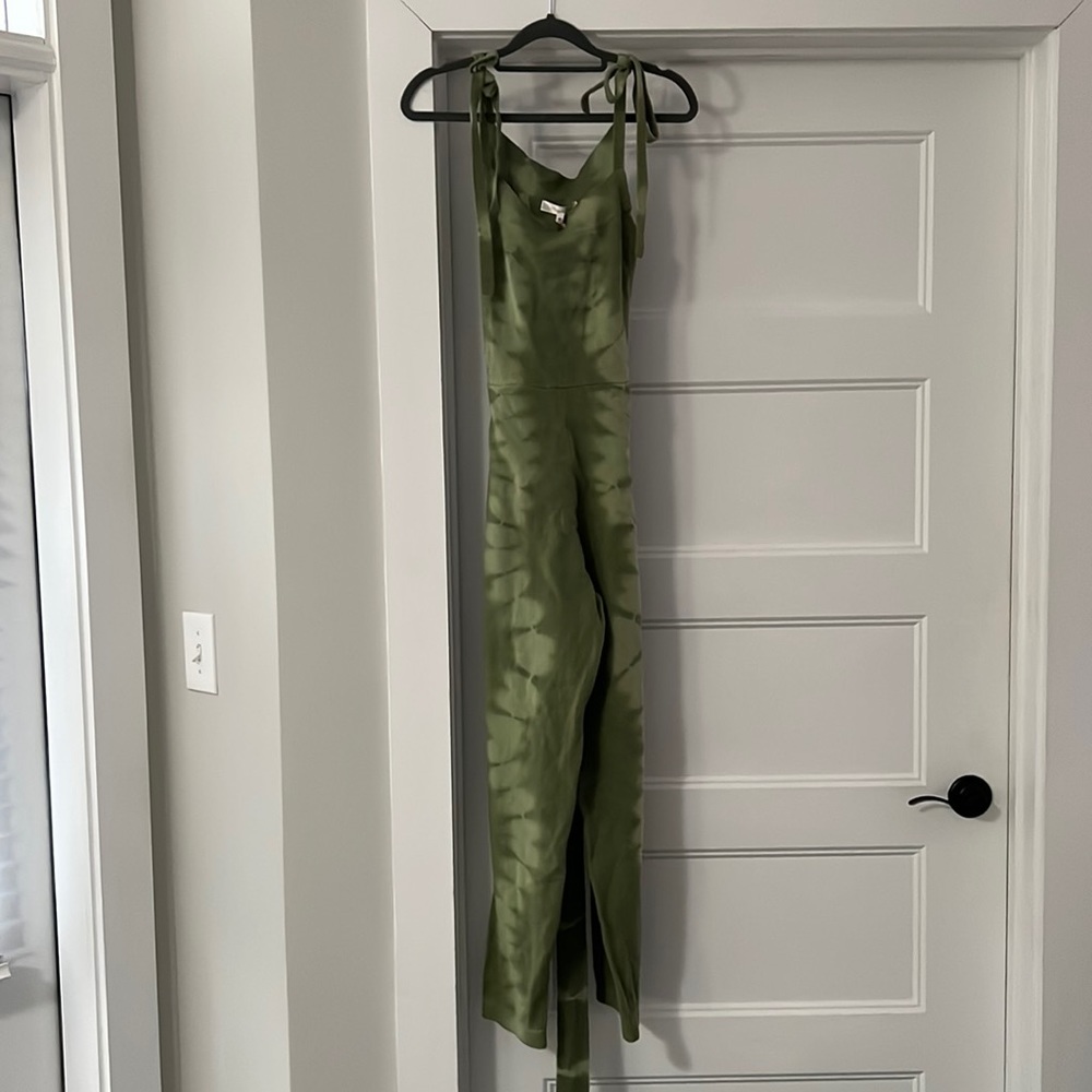 LoveShackFancy green jumpsuit (S) - NWT
